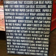 Paper Beats Rock